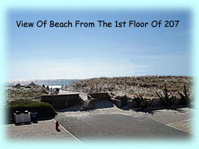 View Of Our Beach From 1st Floor Of 207